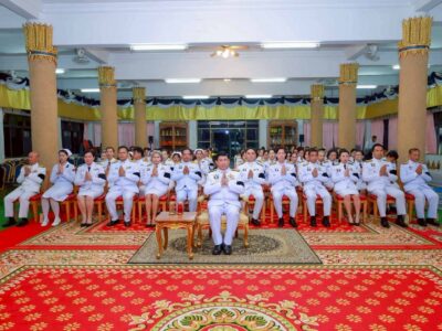 สำนักตรวจเงินแผ่นดินจังหวัดสุรินทร์ เข้าร่วมพิธีบำเพ็ญกุศลสวดพระอภิธรรม อุทิศถวายพระราชกุศลแด่สมเด็จพระนางเจ้าสิริกิติ์ พระบรมราชินีนาถ พระบรมราชชนนีพันปีหลวง