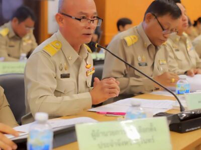 สำนักตรวจเงินแผ่นดินจังหวัดสุรินทร์ ร่วมประชุมคณะกรมการจังหวัดสุรินทร์ หัวหน้าส่วนราชการ หัวหน้าหน่วยงานรัฐวิสาหกิจ นายอำเภอ และหน่วยงานที่เกี่ยวข้องทุกแห่ง ครั้งที่ ๑๑/๒๕๖๘