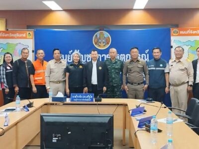 สำนักตรวจเงินแผ่นดินจังหวัดสุรินทร์ เข้าร่วมประชุมศูนย์บัญชาการติดตามสถานการณ์การอพยพประชาชน กรณีภัยทางอากาศ จังหวัดสุรินทร์ ครั้งที่ ๓/๒๕๖๘