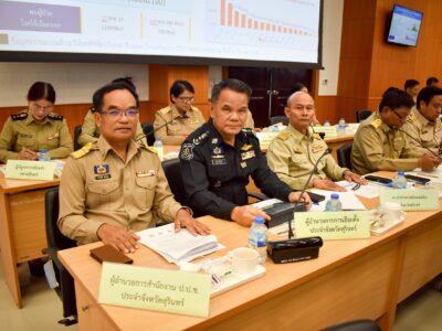 สำนักตรวจเงินแผ่นดินจังหวัดสุรินทร์ ร่วมประชุมคณะกรมการจังหวัดสุรินทร์ หัวหน้าส่วนราชการ หัวหน้าหน่วยงานรัฐวิสาหกิจ นายอำเภอ และหน่วยงานที่เกี่ยวข้องทุกแห่ง ครั้งที่ ๑๒/๒๕๖๘