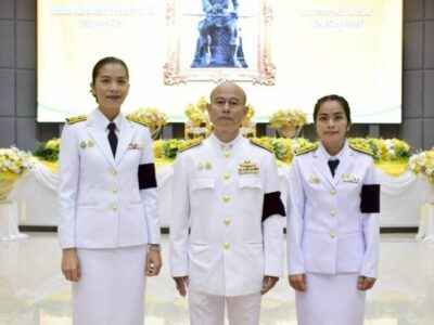 สำนักตรวจเงินแผ่นดินจังหวัดสุรินทร์ ร่วมพิธีถวายราชสักการะ “สมเด็จพระนเรศวรมหาราช” เนื่องในวันยุทธหัตถี จังหวัดสุรินทร์ พิธีสวดพระพุทธมนต์